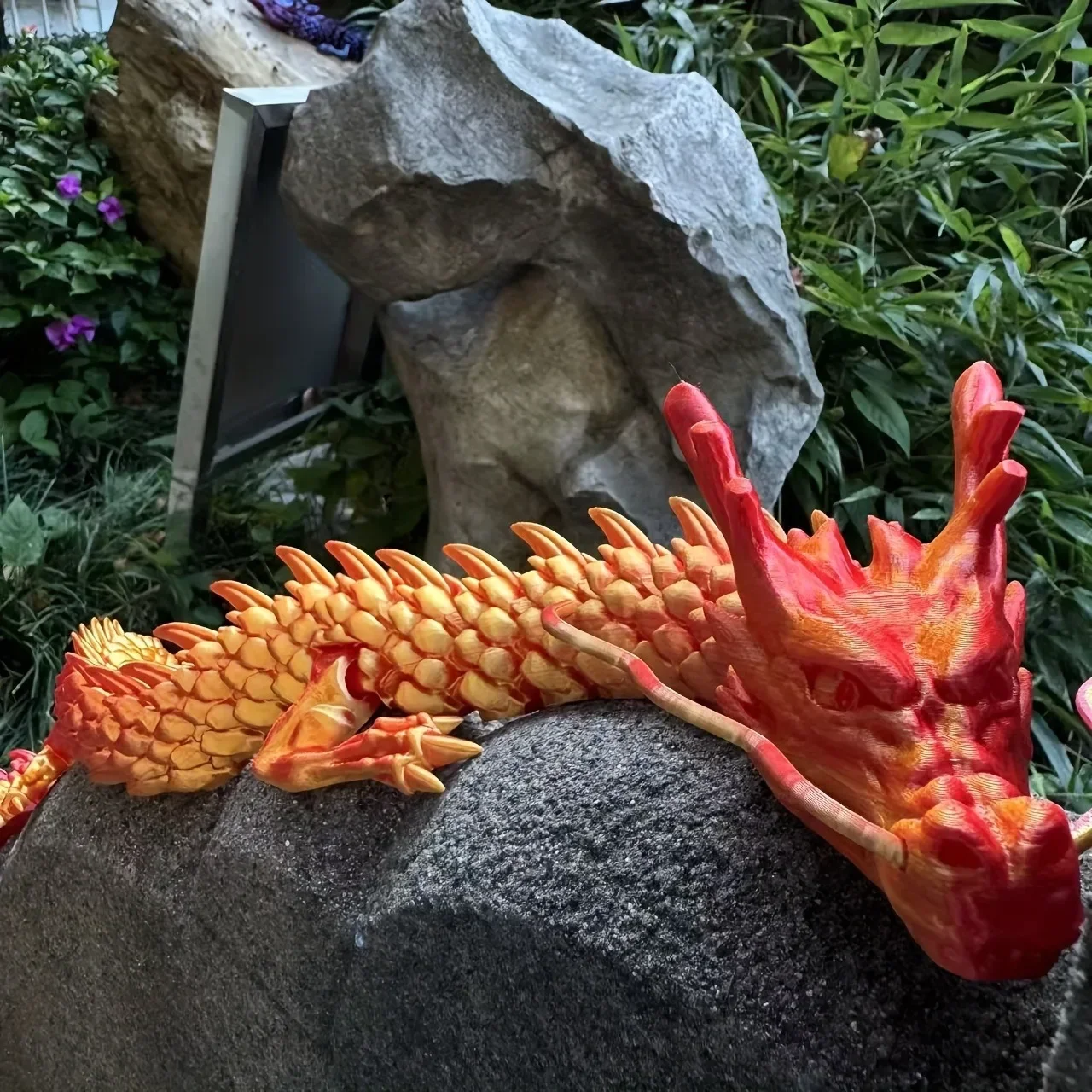 3D Printing Dragon - Figurinha de Dragão Chinês Impressa em