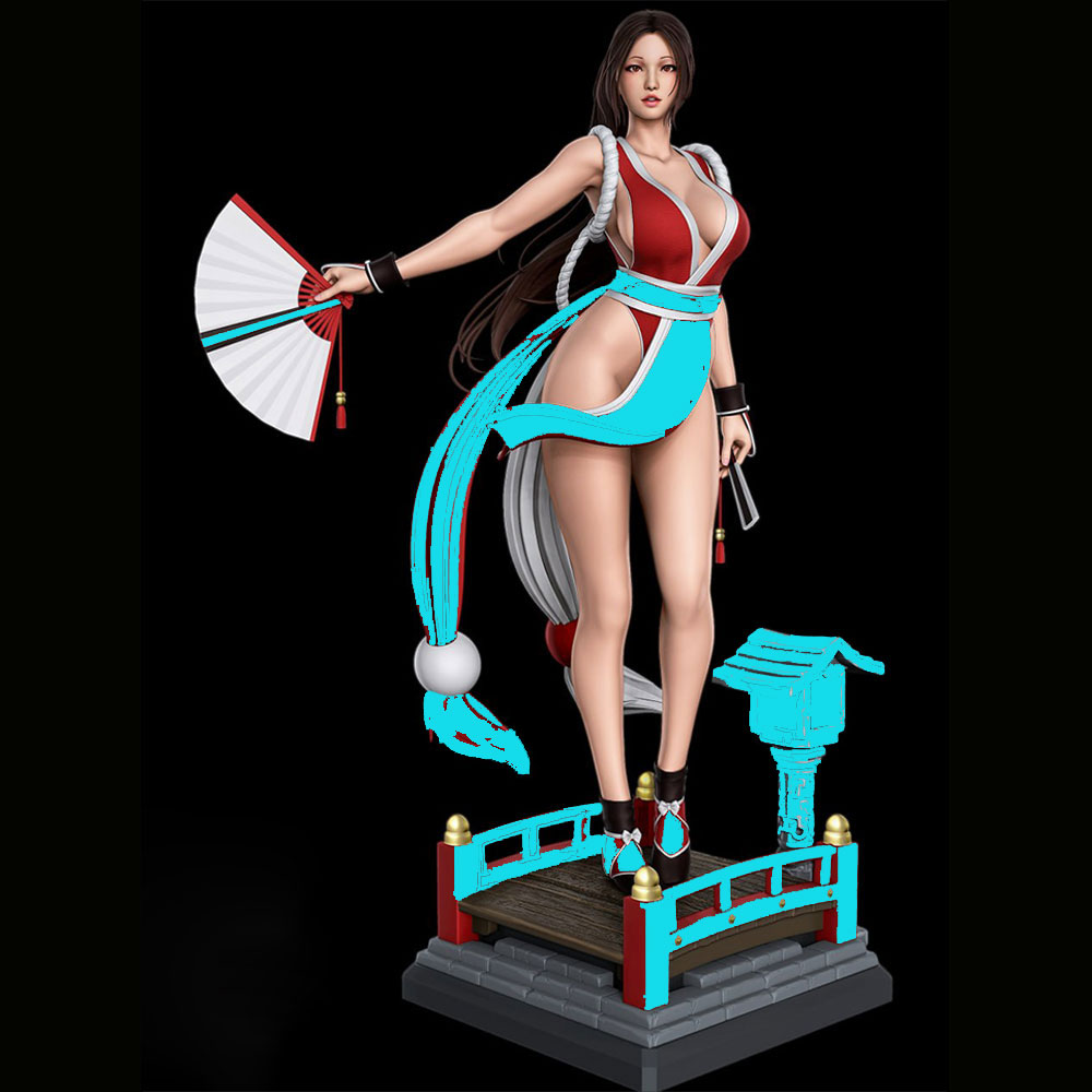 3D Printing Apps - Estátua em Resina de Menina Sexy