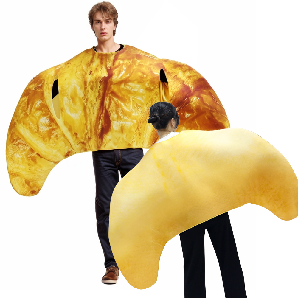 3D Printing In Food - Croissant traje pão cosplay traje carnaval