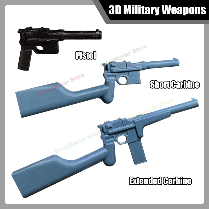 3D Printing Lego Bricks - Moc militar guerra exército blocos de