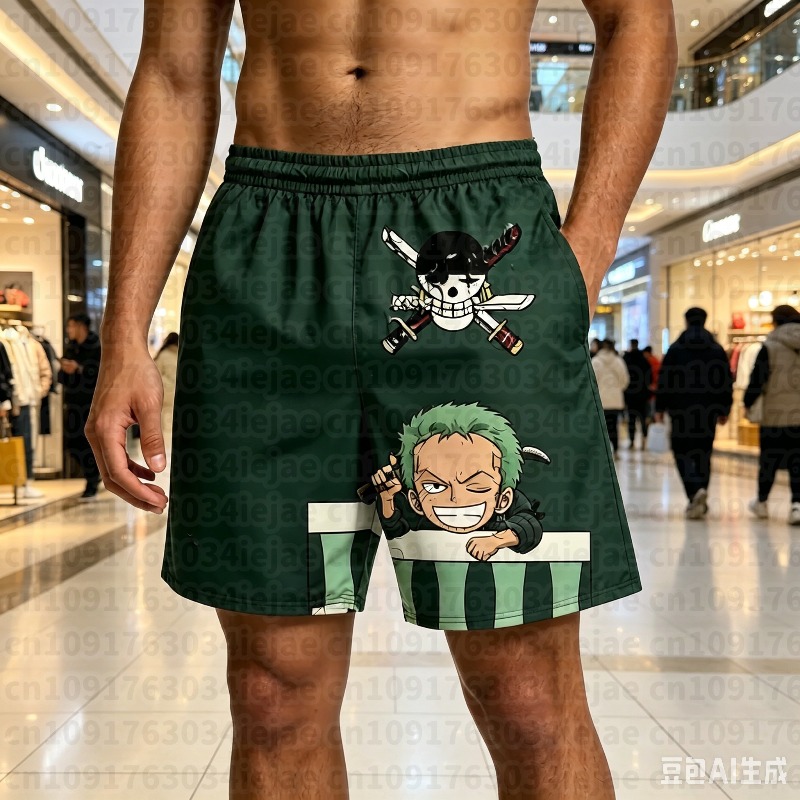 3D Printing Examples - Shorts 3D One Piece: Shanks, Sanji,