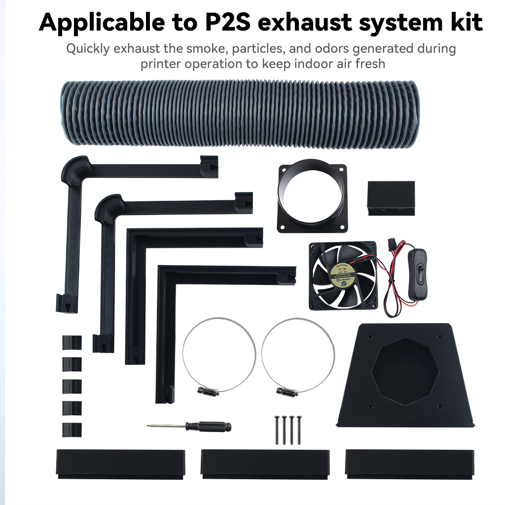 3D Printing Abs - Kit de Ventilador Externo para Bambu