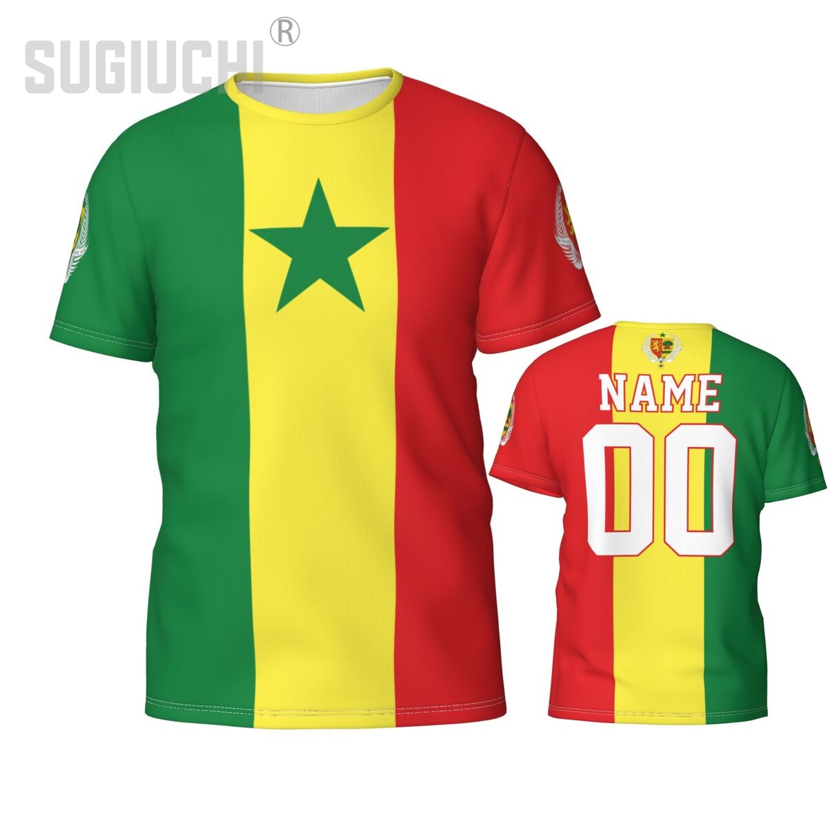 3D Printing Name - Camisetas 3D com emblema da bandeira