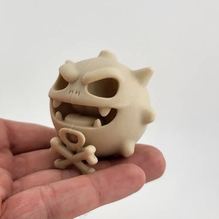3D Printing Examples - Figura de Fóssil Esquelético Pokémon Impressa