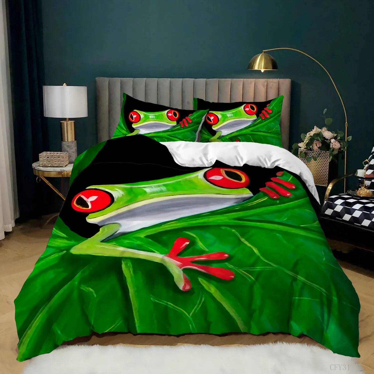 3D Printing Quilting - Sapo conjunto de capa edredão king