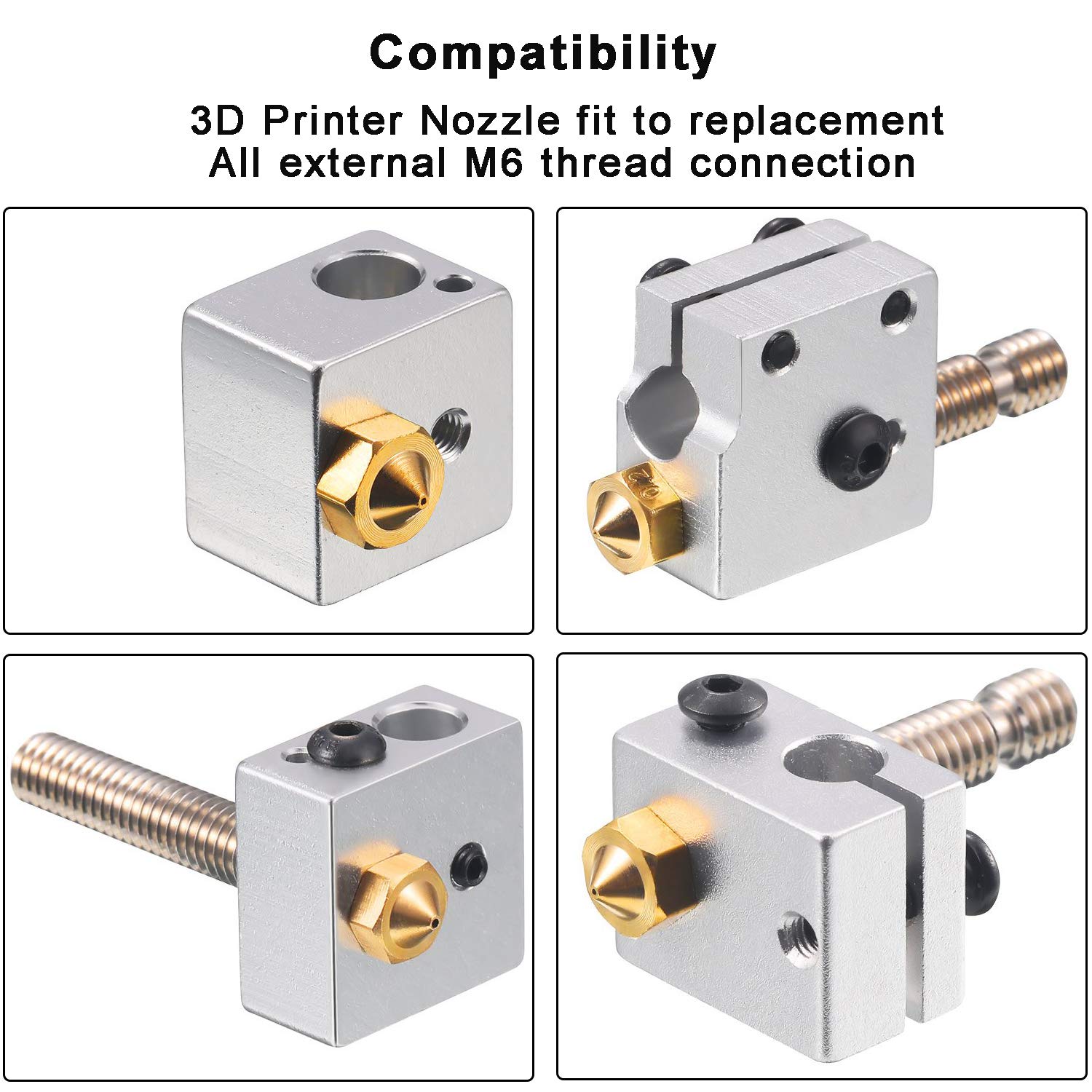 Bicos de Latão de 0,4mm para I - 3D Printer Nozzle Brass avaliação e preço