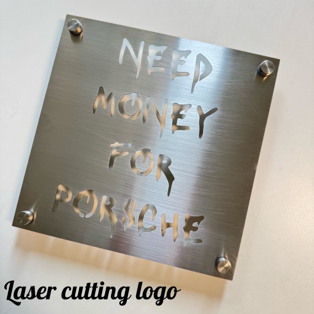 Placar de aço inoxidável moder - 3D Printing Name avaliação e preço