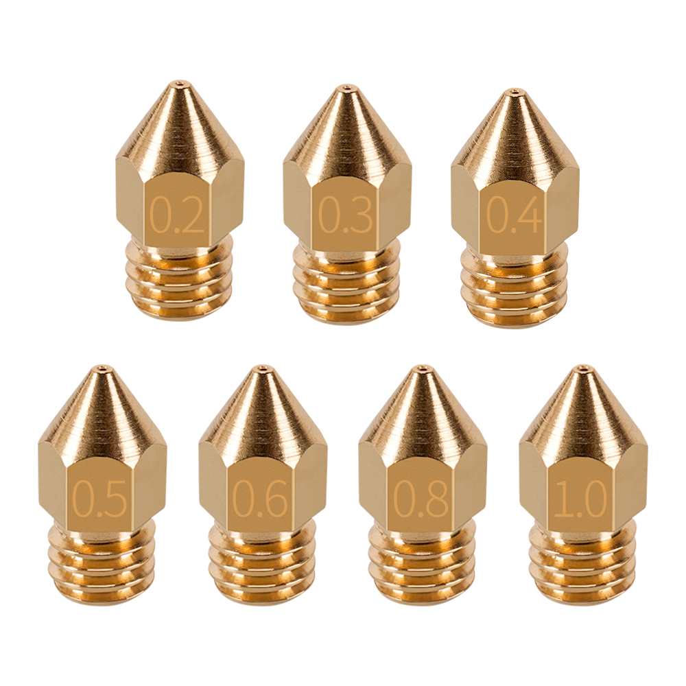 Extrusora Copper Nozzle, Threa - 3D Printer Nozzle Brass avaliação e preço