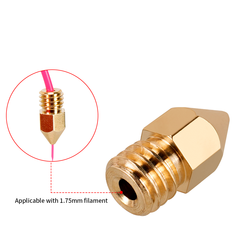 Extrusora Copper Nozzle, Threa - 3D Printer Nozzle Brass avaliação e preço