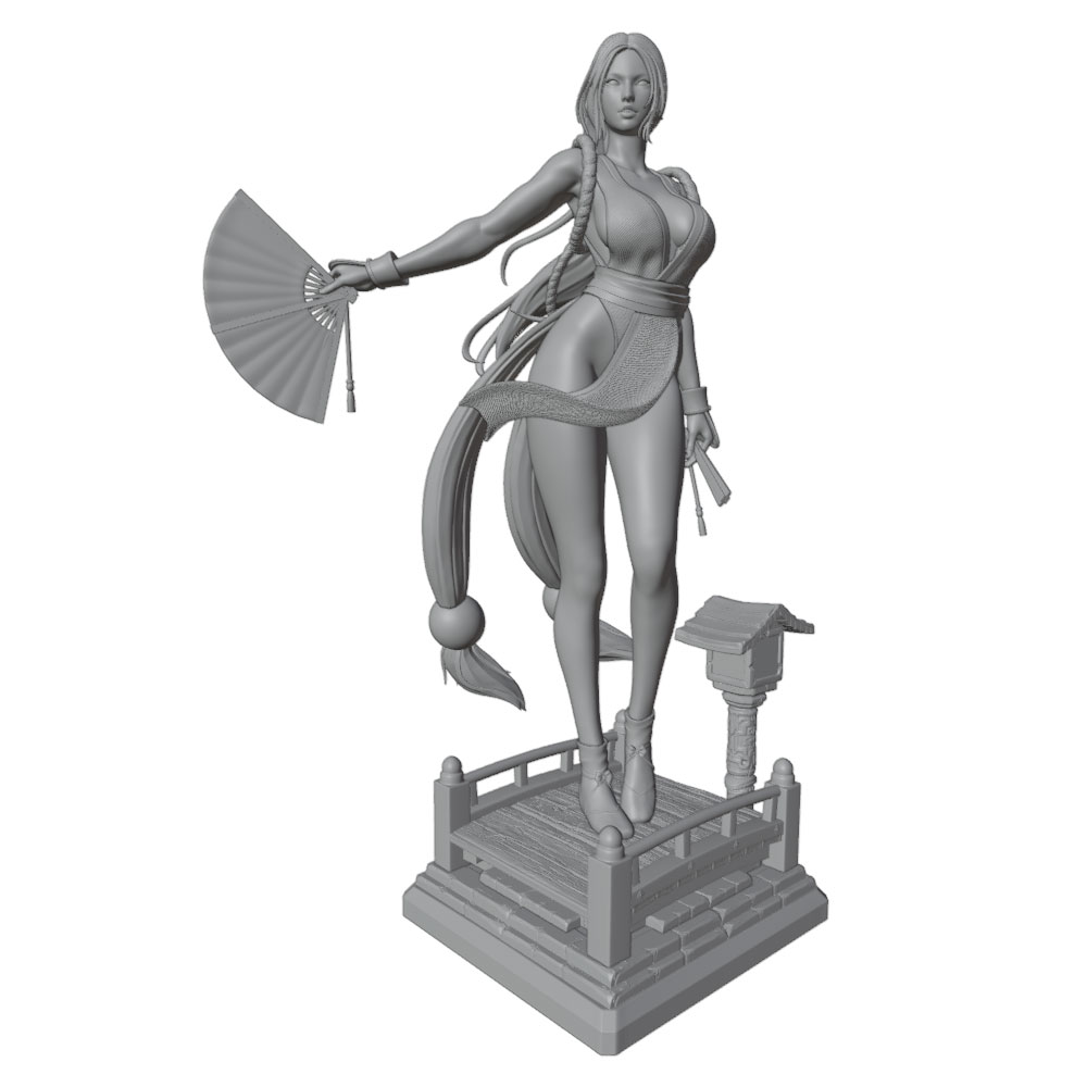 Estátua em Resina de Menina Se - 3D Printing Apps avaliação e preço