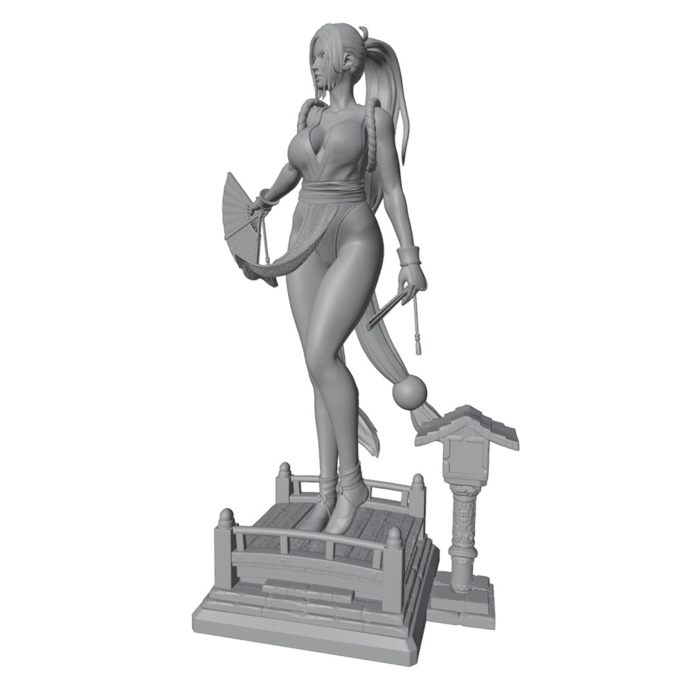Estátua em Resina de Menina Se - 3D Printing Apps avaliação e preço