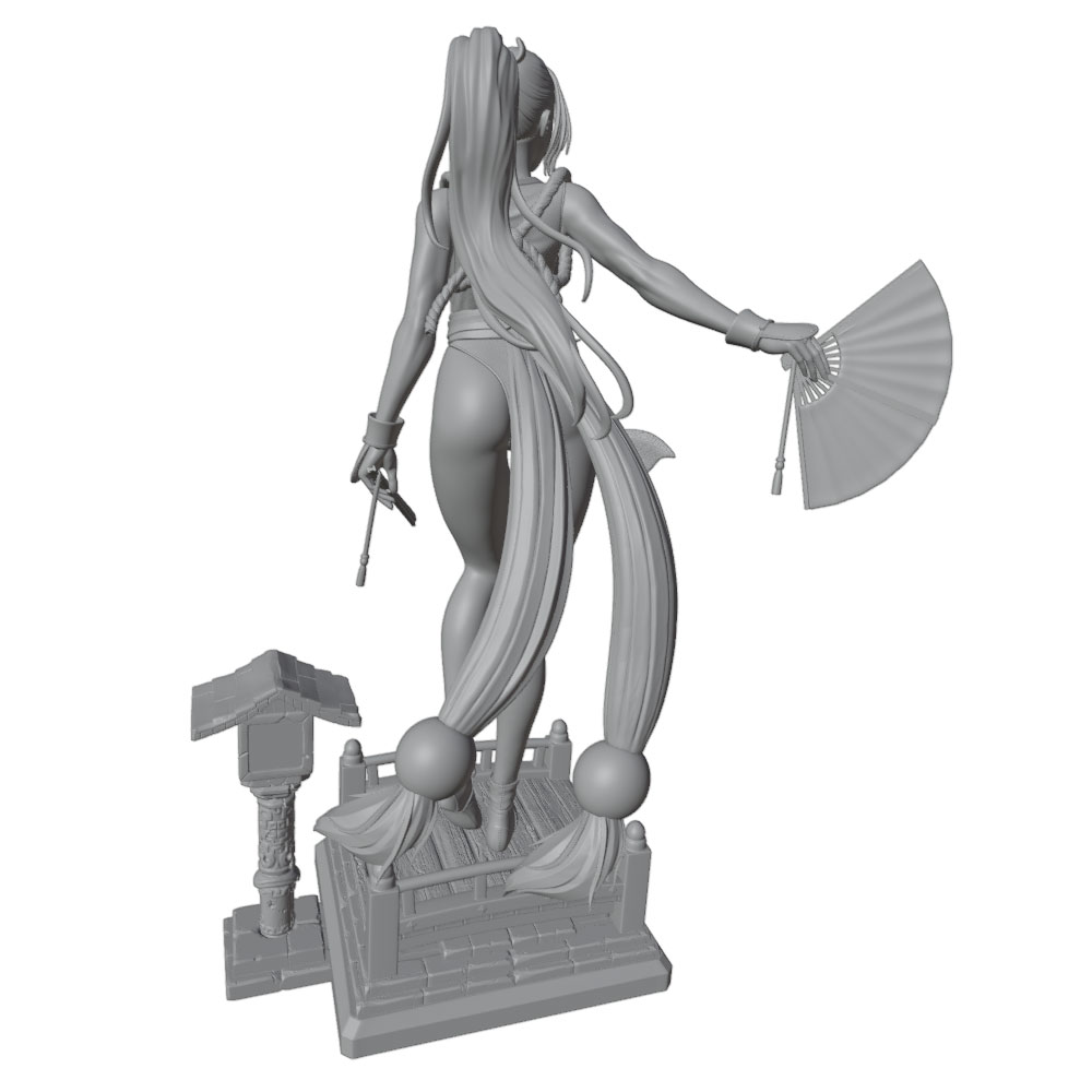 Estátua em Resina de Menina Se - 3D Printing Apps avaliação e preço