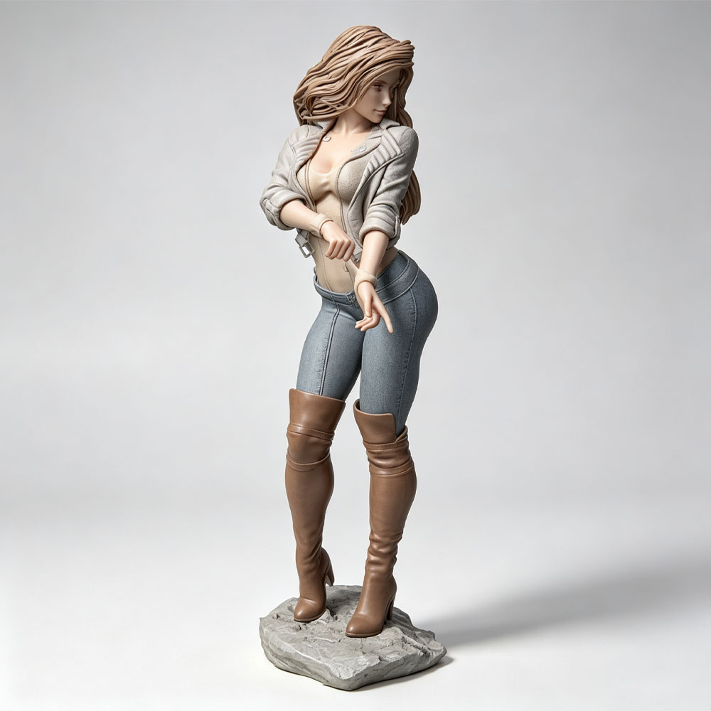 Personagem feminino realista e - 3D Printing Apps avaliação e preço