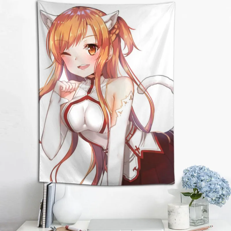 Anime Cat Wall Hanging Tapeçar - 3D Printing Wall Loops avaliação e preço