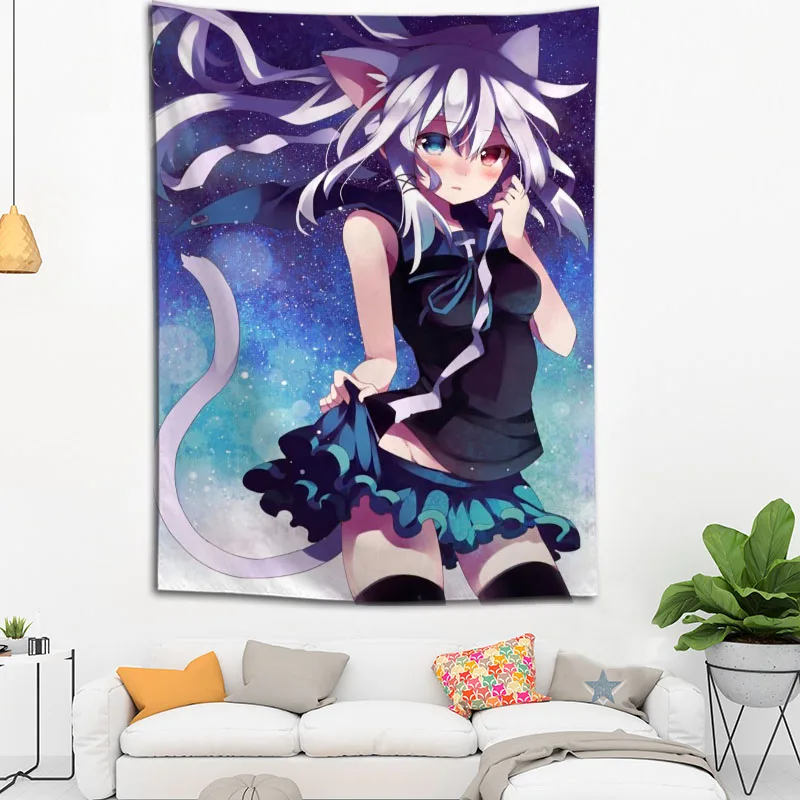 Anime Cat Wall Hanging Tapeçar - 3D Printing Wall Loops avaliação e preço
