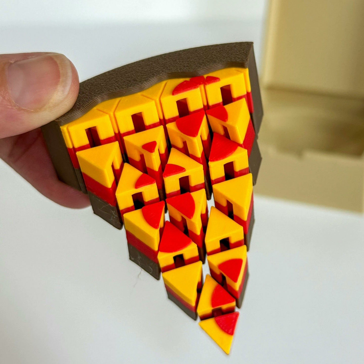 Escultura de mini pizza impres - 3D Printing In Food avaliação e preço