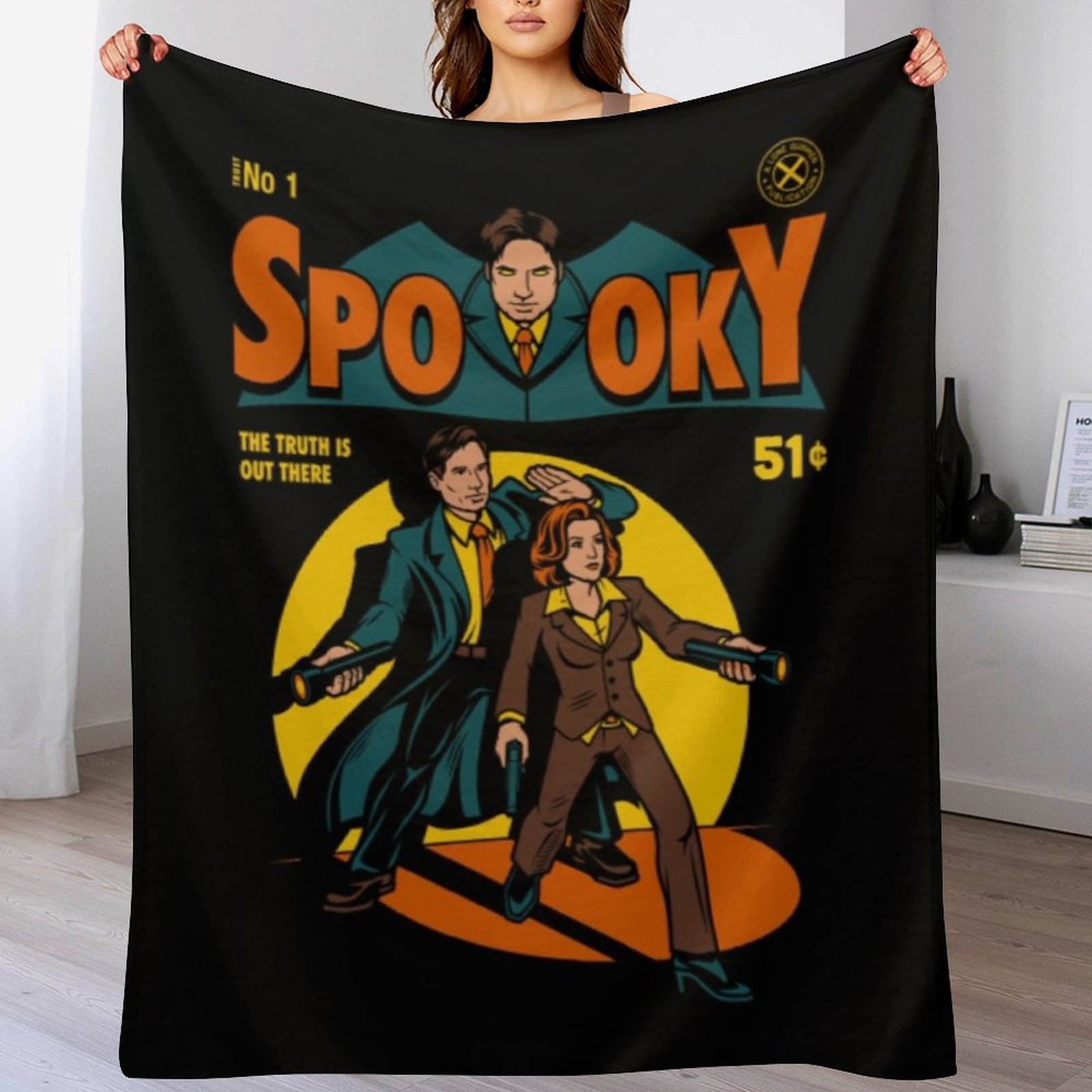 X Files, Spooky Comic Throw Bl - 3D Printing File avaliação e preço