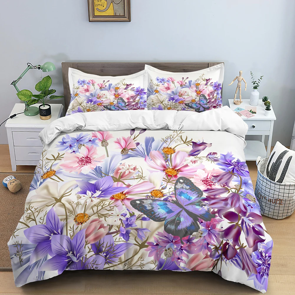 Conjunto de cama borboleta 3d  - 3D Printing Quilting avaliação e preço