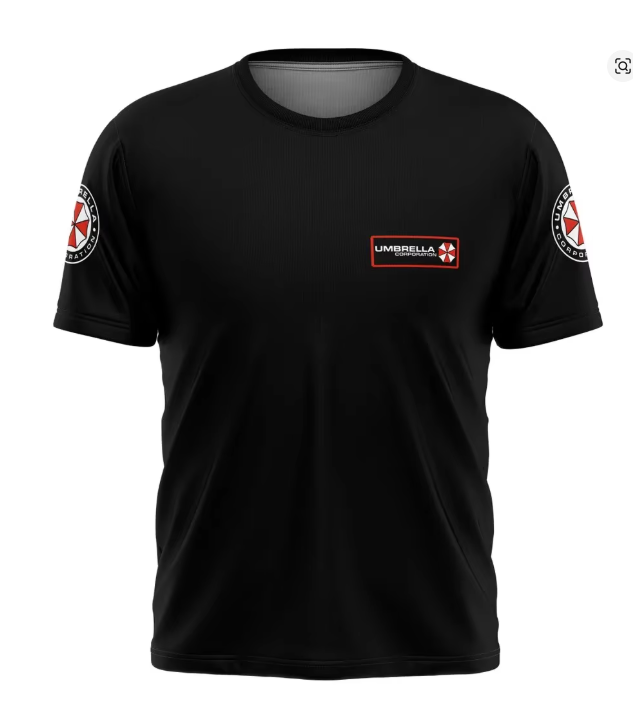 Camiseta Resident Evil Umbrell - 3D Printing Icon avaliação e preço
