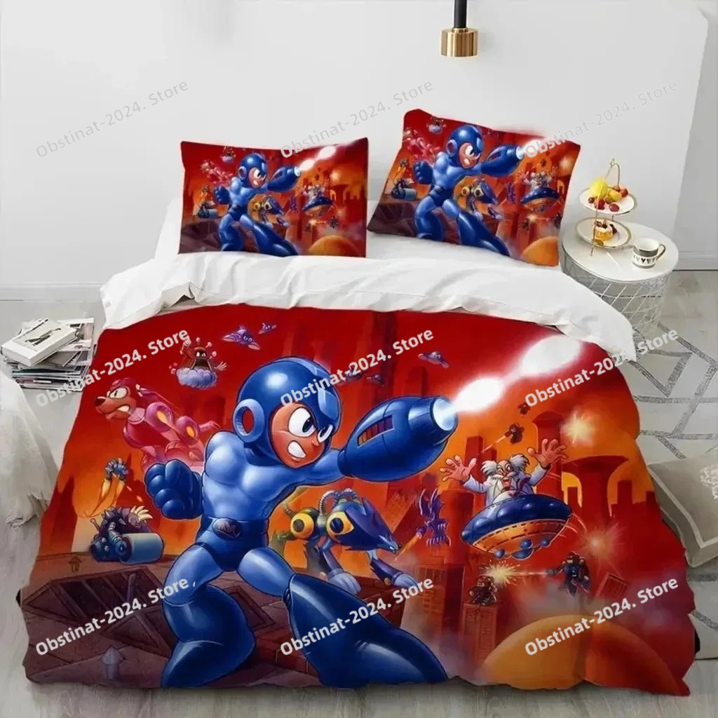 3d mega man x conjunto de cama - 3D Printing Quilting avaliação e preço