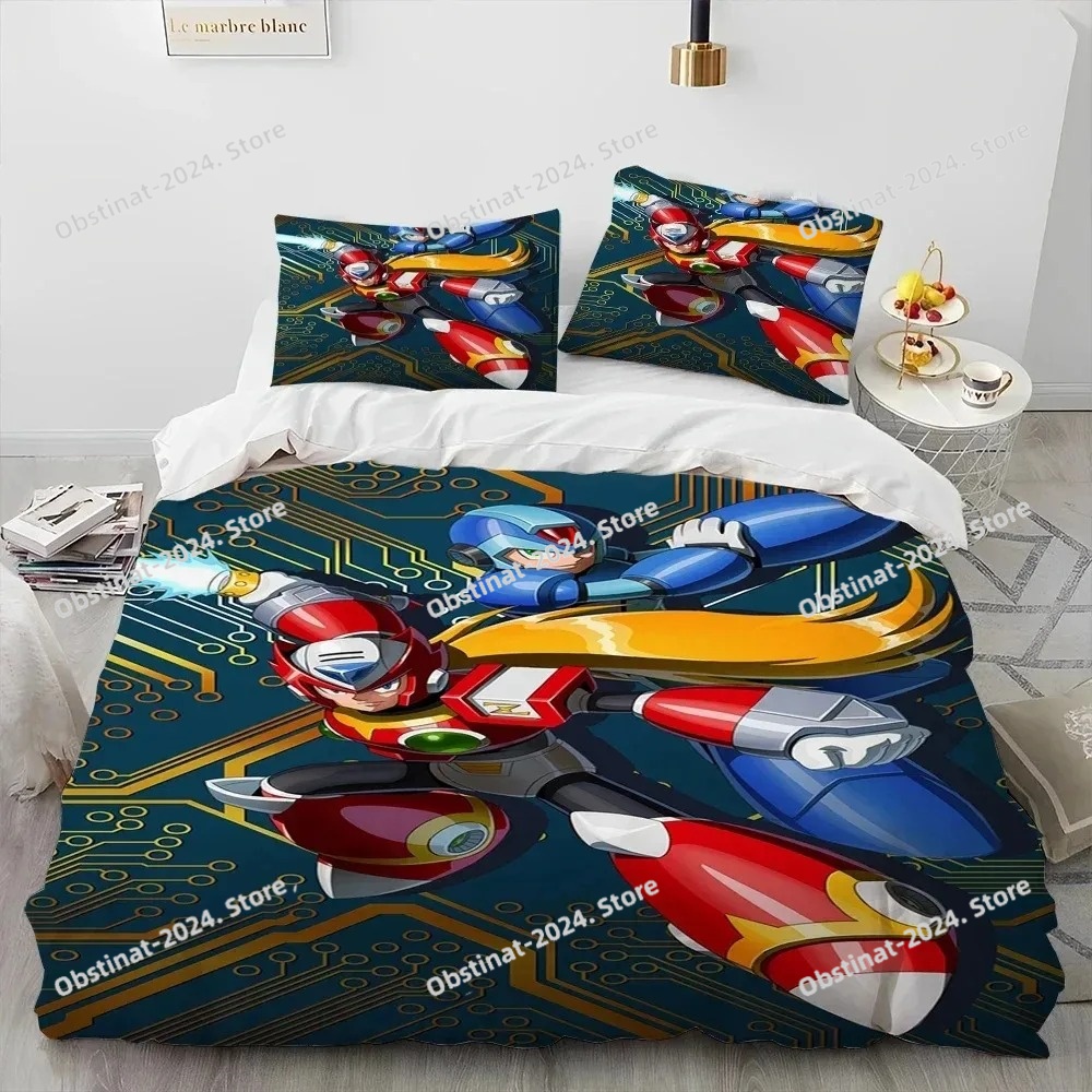 3d mega man x conjunto de cama - 3D Printing Quilting avaliação e preço