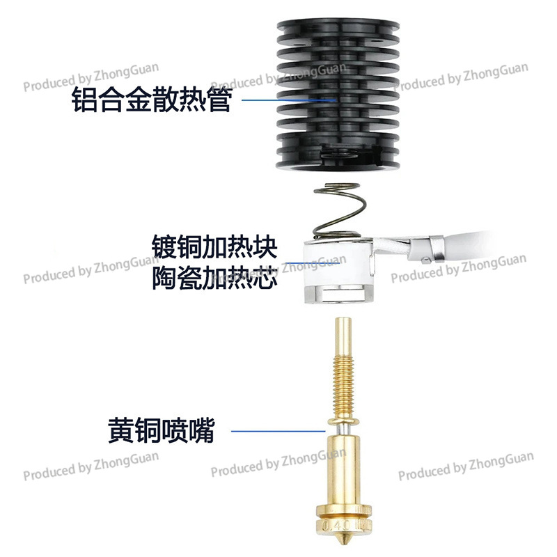 Bico de Cerâmica Resistente a  - 3D Printer Nozzle Brass avaliação e preço