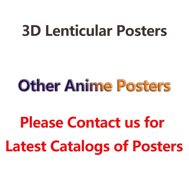 Anime 3d lenticular cartazes f - 3D Printing Examples avaliação e preço