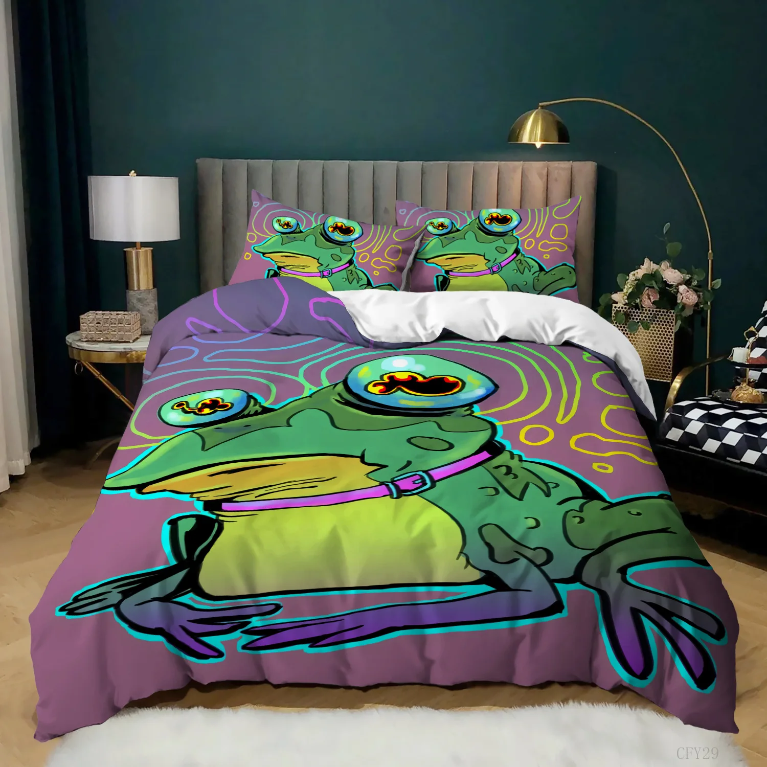 Sapo conjunto de capa edredão  - 3D Printing Quilting avaliação e preço
