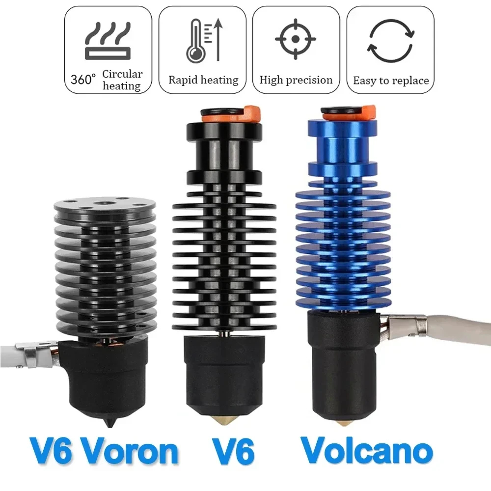 Vulcão hotend e3d v6 24v 50w 6 - 3D Printing Ender avaliação e preço