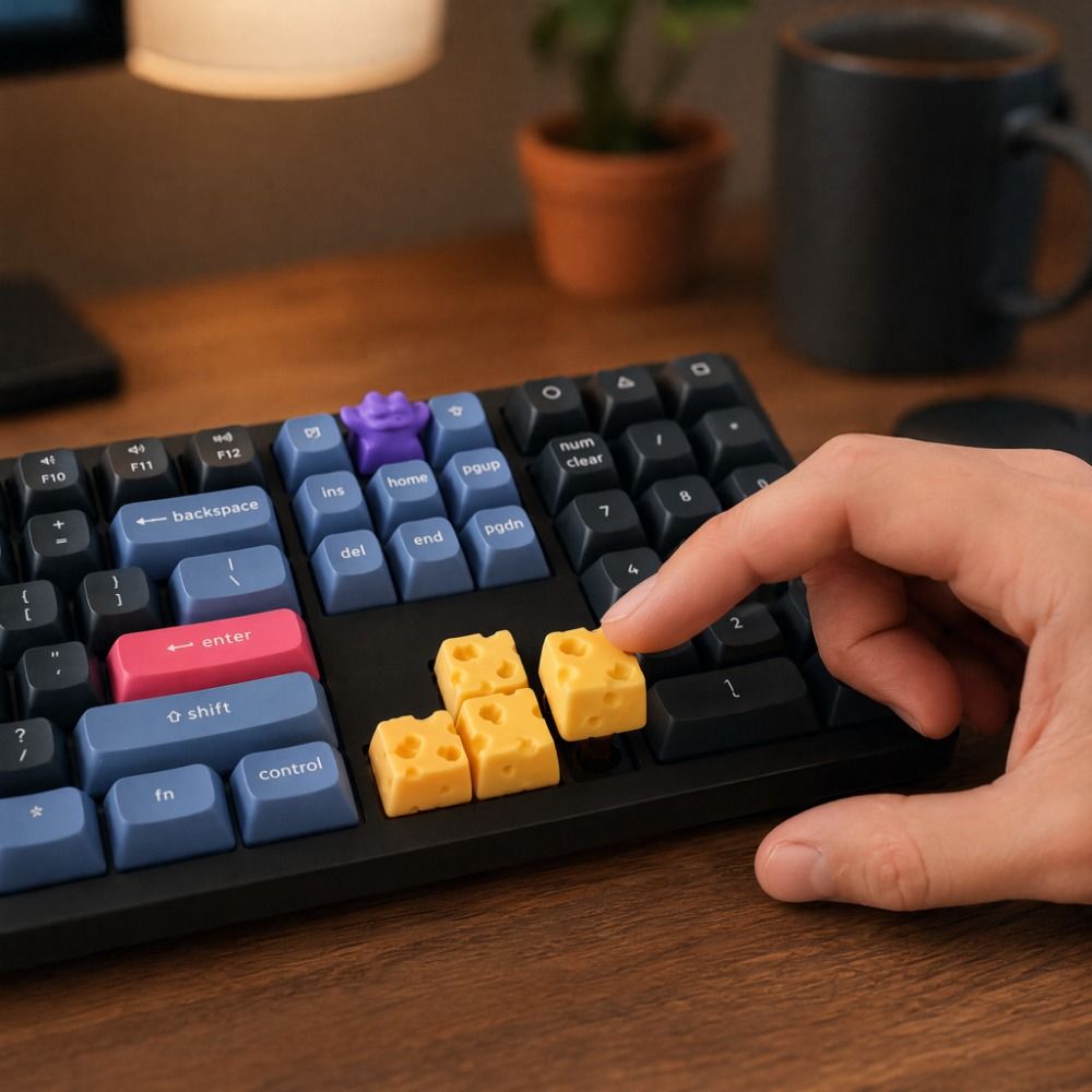 4 peças de Keycaps de Impressã - 3D Printing In Food avaliação e preço