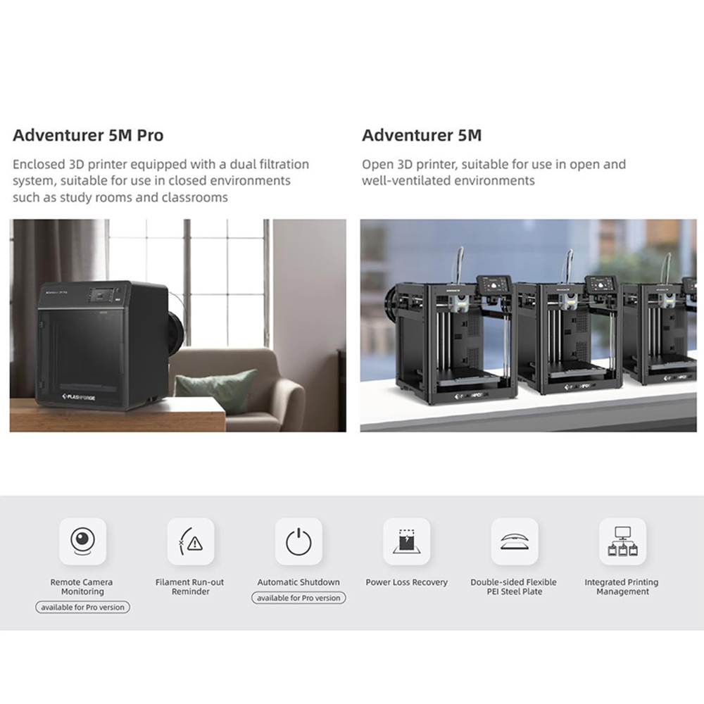 Flashforge Adventurer 5M Pro I - 3D Printing File avaliação e preço